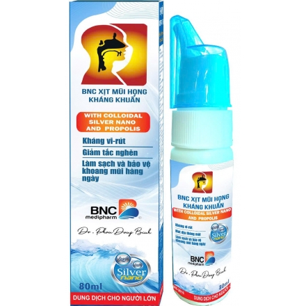 BNC SPRAY SOLUTION - Xịt mũi họng dành cho người lớn - 80ml